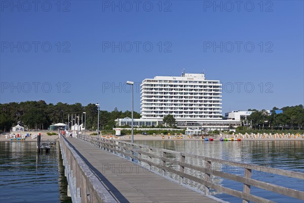 Pier and Maritim Hotel at Timmendorfer Strand