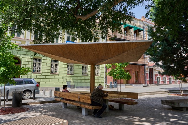 Pavilion at Lado Gudiashvili Square