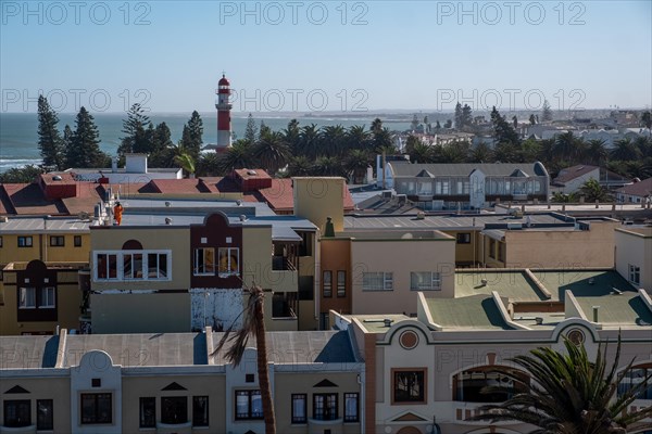 Namibia. View over Swakopmund