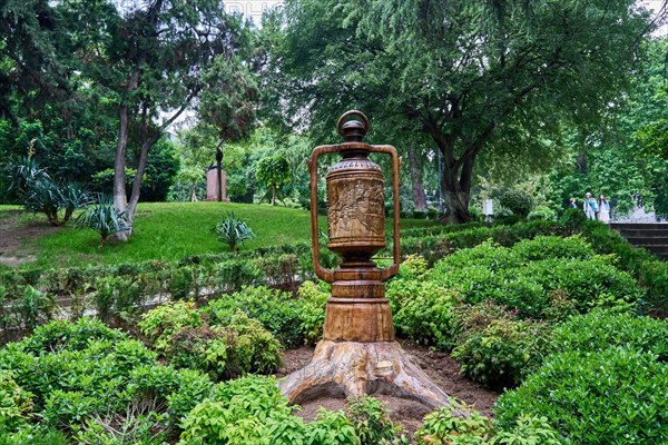 Carving from a tree trunk