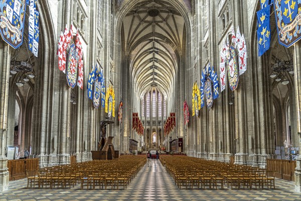 Interior of Sainte-Croix Cathedral Orleans