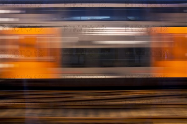 Long exposure from a moving train