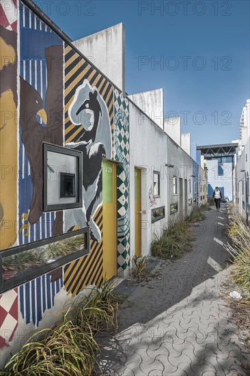 Colourful facade