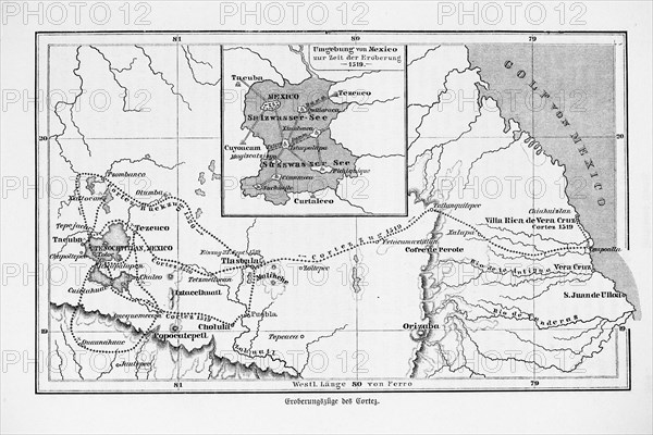 Conquest of Hernando or Fernando Cortez