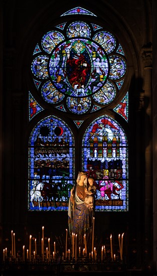 Interior view of Madonna and Child