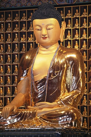 Golden Buddha Statue in the Temple
