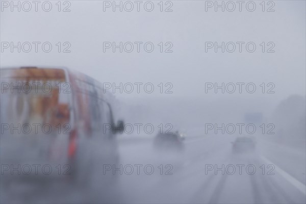 Motorway in winter