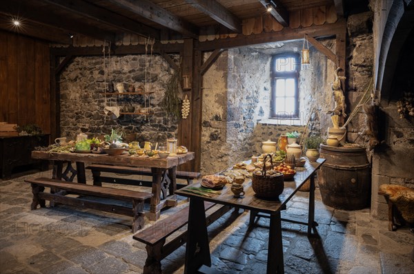 Interior view of the kitchen