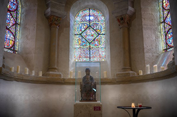 Interior view of Madonna Notre-Dame du Mont Cornadore