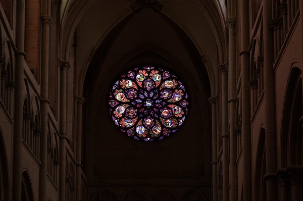 Interior view of Saint-Jean Cathedral