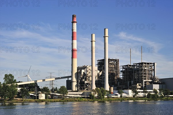 Electrabel power station along the Ghent-Terneuzen Canal at Ghent seaport