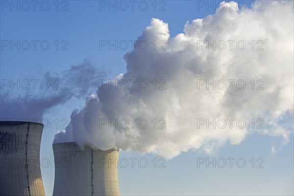 Two cooling towers of nuclear power station