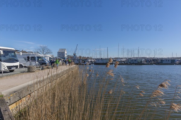 Motorhome pitch on the Schlei