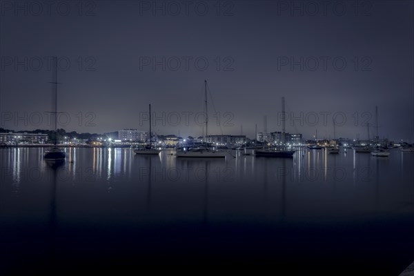 Foggy night at Sheepshead Bay
