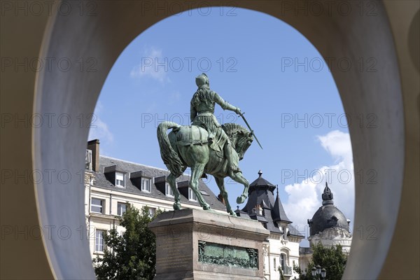Equestrian statue of Joan of Arc in Place du Martroi