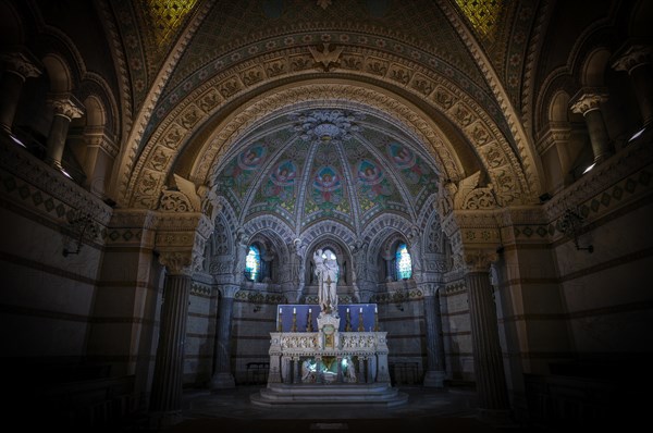 Altar in the crypt