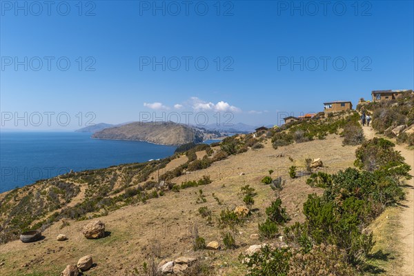 Hiking trail on Isla del Sol