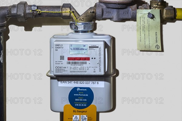 Fluvius Flonidan Uniflo G4SRTV S4 digital smart meter