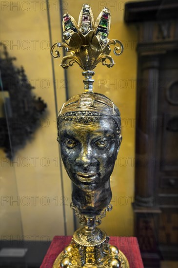Cup in the shape of a Moor's head by Christoph Jamnitzer
