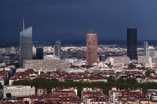 View of Lyon from the Basilica Notre-Dame de Fourviere