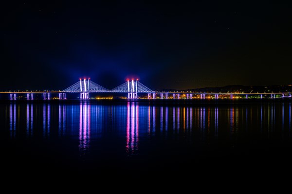 View on The Tappan Zee Bridge