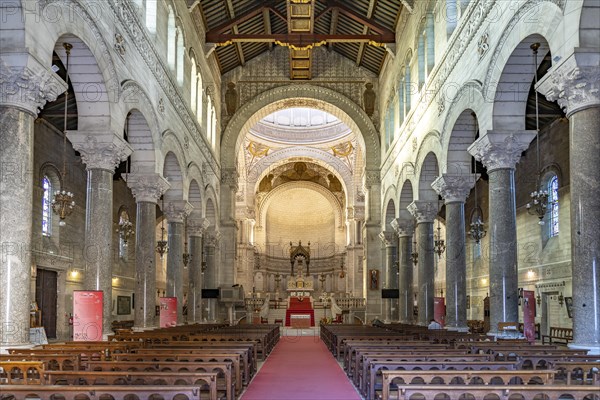 Interior of the Roman Catholic Basilica of Saint-Martin Tours