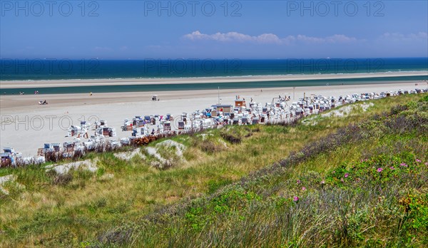 North beach with beach chairs