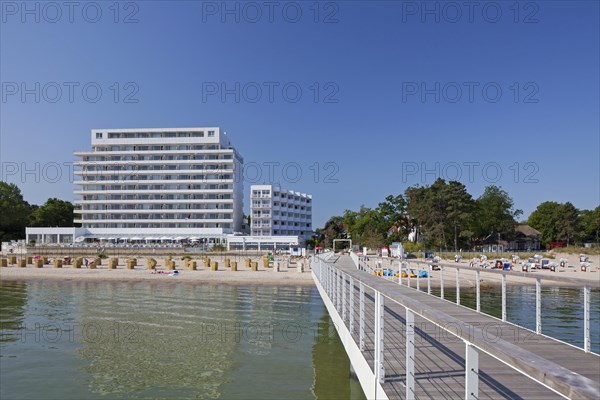 Pier and Hotel Bellevue at Timmendorfer Strand