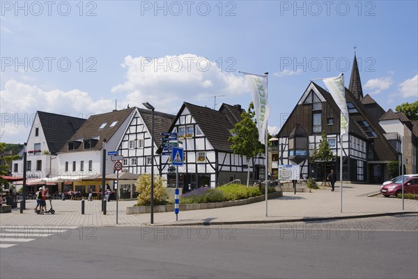 Half-timbered houses in the old town