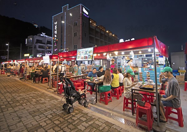 Nangman Pocha night market under Dolsan Bridge