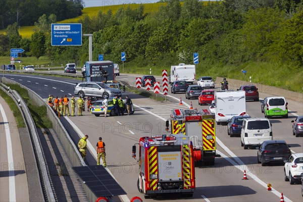 Slow-moving traffic on the A4