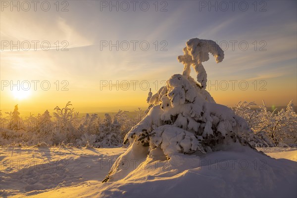 Winter on the Fichtelberg