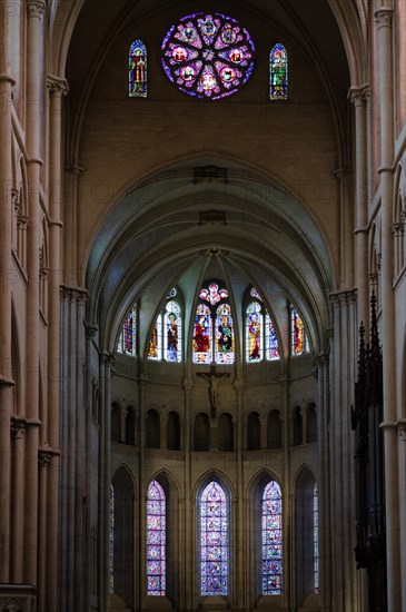 Interior view of Saint-Jean Cathedral