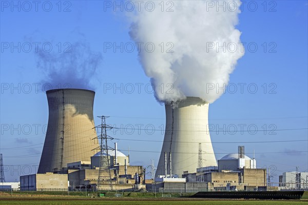 Cooling towers of the Doel Nuclear Power Station