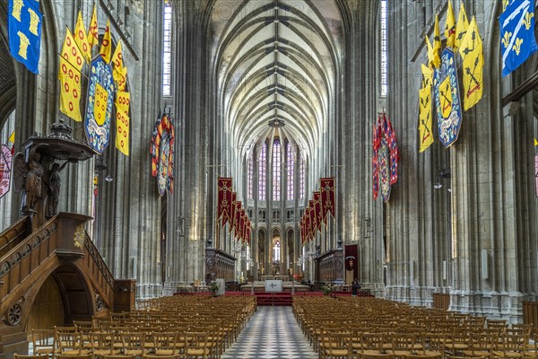 Interior of Sainte-Croix Cathedral Orleans