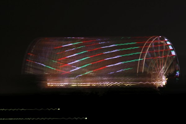 Ferris wheel at night