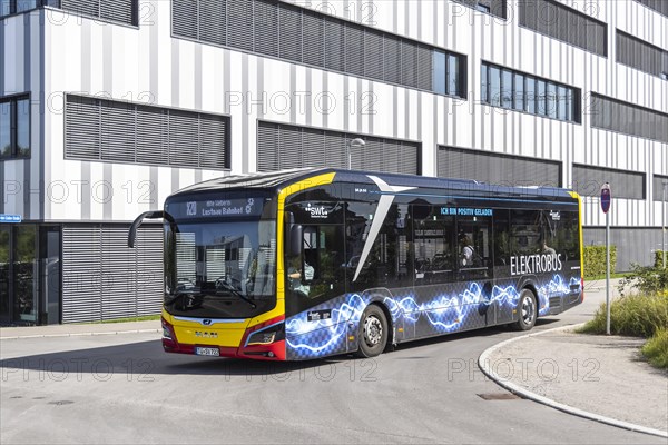 Electric bus of the Stadtwerke Tuebingen