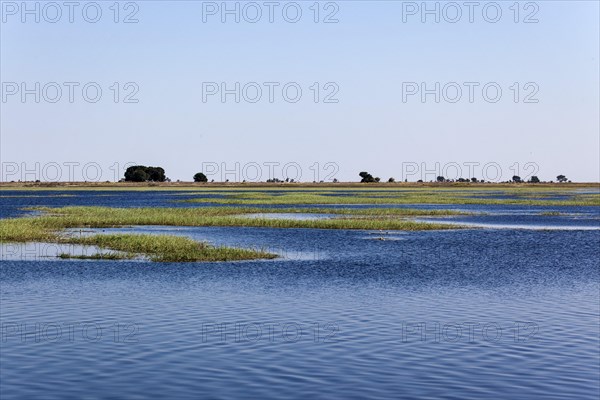 River landscape in the Namibian border area