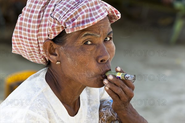 Woman smoking