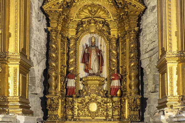 Altar detail in the Se do Porto Cathedral