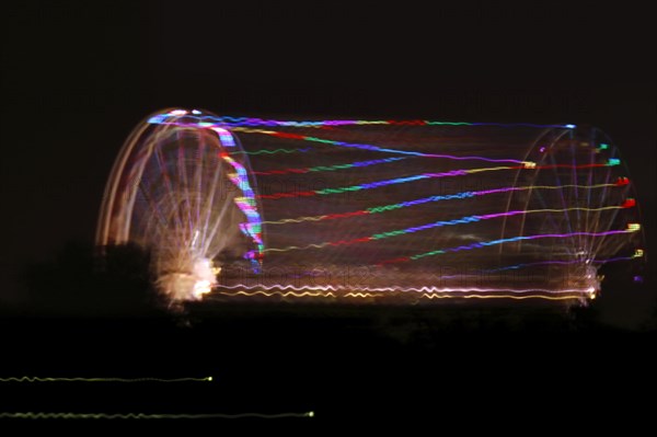 Ferris wheel at night