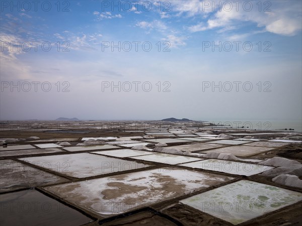 Salt extraction at Afrera Salt Lake