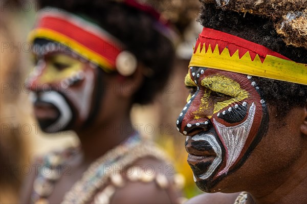 Dancers in war paint