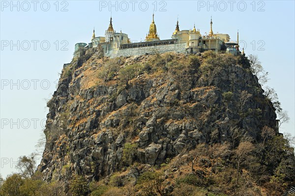 Pagoda on rock