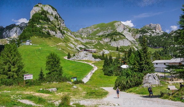 Hiking area in the Rofan Mountains