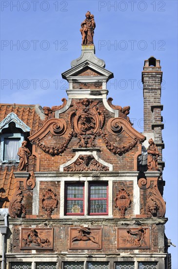 Detail of facade of bistro The Hell