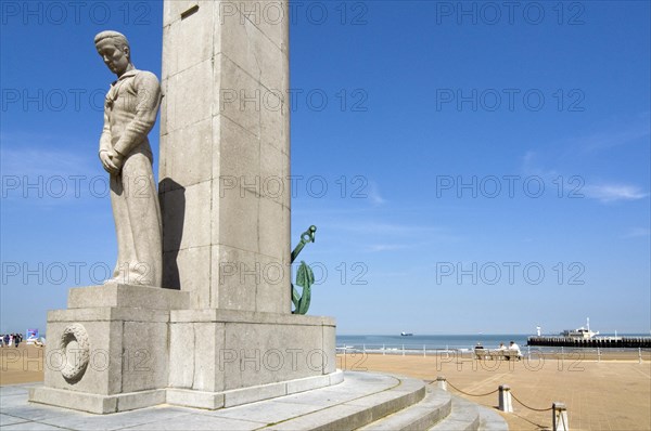 Monument for the sailors and fishermen who died at Ostend