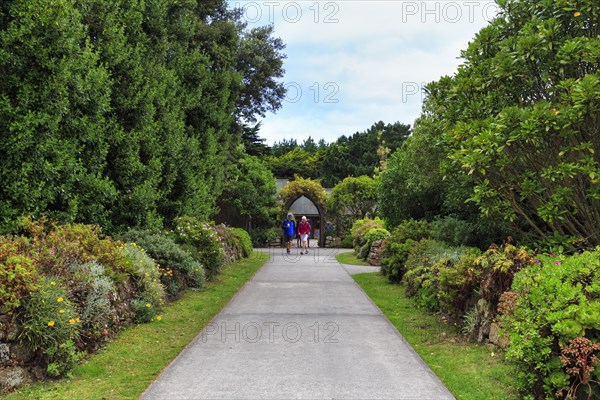 Visitors in front of entrance