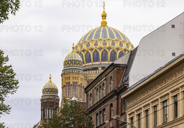 New synagogue on Oranienburger Strasse from 1866