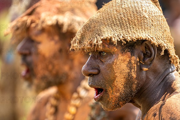 Dancers in war paint